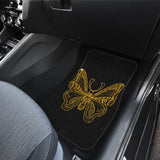 Beautiful Butterfly Gold Custom Car Floor Mats 212203 - YourCarButBetter