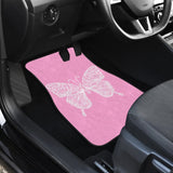 Beautiful Butterfly Pink Custom Car Floor Mats 212203 - YourCarButBetter