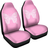 Beautiful Butterfly Pink Custom Car Seat Covers 212203 - YourCarButBetter