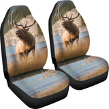 Beautiful Elk on River Car Seat Cover 210502 - YourCarButBetter