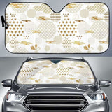 Beautiful Gold Japanese Pattern Car Auto Sun Shades 094201 - YourCarButBetter