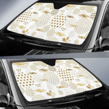 Beautiful Gold Japanese Pattern Car Auto Sun Shades 094201 - YourCarButBetter