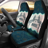 Beautiful Horse Vintage Mandala Car Seat Covers 210303 - YourCarButBetter
