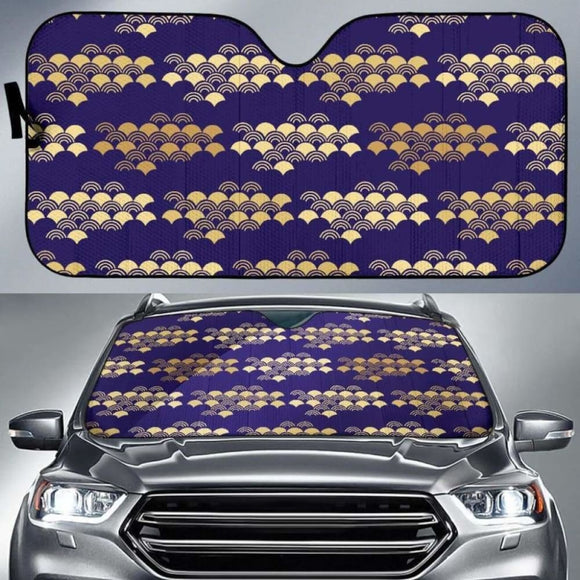 Beautiful Japanese Fan Pattern Car Auto Sun Shades 094201 - YourCarButBetter