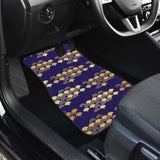 Beautiful Japanese Fan Pattern Front And Back Car Mats 094201 - YourCarButBetter