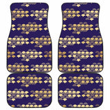 Beautiful Japanese Fan Pattern Front And Back Car Mats 094201 - YourCarButBetter