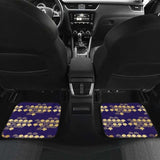 Beautiful Japanese Fan Pattern Front And Back Car Mats 094201 - YourCarButBetter