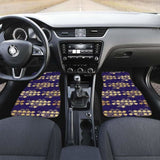 Beautiful Japanese Fan Pattern Front And Back Car Mats 094201 - YourCarButBetter