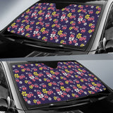 Beautiful Ladybug Funny Flower Print Car Auto Sun Shade 210901 - YourCarButBetter