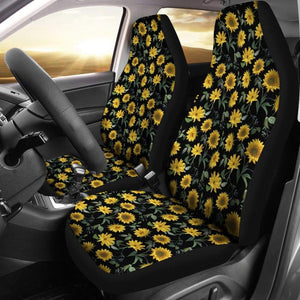 Beautiful Sunflower Amazing Gift Ideas Car Seat Covers 210203 - YourCarButBetter