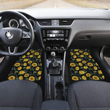Beautiful Sunflower Car Floor Mats 210203 - YourCarButBetter