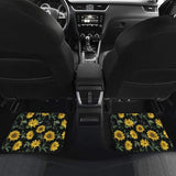 Beautiful Sunflower Car Floor Mats 210203 - YourCarButBetter