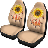 Beautiful Sunflowers Dreamcatcher Car Seat Covers 212503 - YourCarButBetter