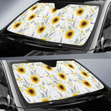 Beautiful Sunflowers Pattern Car Auto Sun Shades 172609 - YourCarButBetter