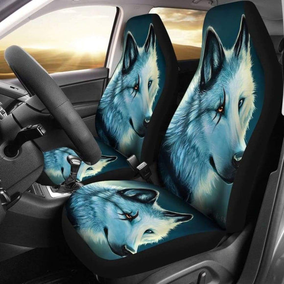 Beautiful Wolf Spirit Car Seat Covers 262826 - YourCarButBetter