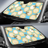 Bee Honeycomb Pattern Car Auto Sun Shades 460402 - YourCarButBetter