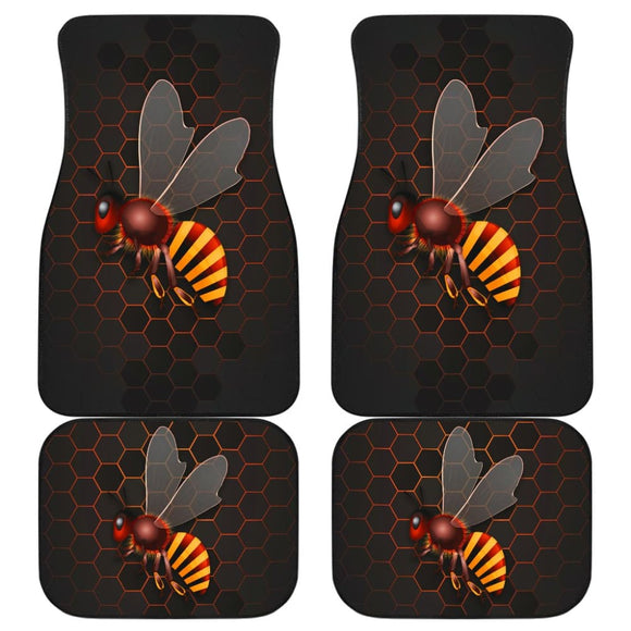 Bee Lovers Bee Car Floor Mats 210205 - YourCarButBetter