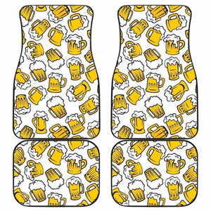 Beer Design Pattern Front And Back Car Mats 195016 - YourCarButBetter