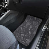 Beer Hand Drawn Pattern Front And Back Car Mats 195016 - YourCarButBetter