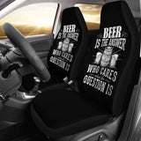 Beer is The Answer Car Seat Covers 195016 - YourCarButBetter