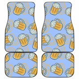 Beer Pattern Front And Back Car Mats 195016 - YourCarButBetter