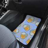 Beer Pattern Front And Back Car Mats 195016 - YourCarButBetter