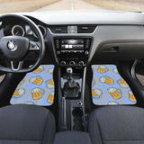 Beer Pattern Front And Back Car Mats 195016 - YourCarButBetter