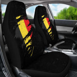 Belgium In Me Car Seat Covers - Special Grunge Style (Set Of Two) 232125 - YourCarButBetter