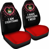 Belize Car Seat Covers Couple Valentine Everthing I Need (Set Of Two) 221205 - YourCarButBetter