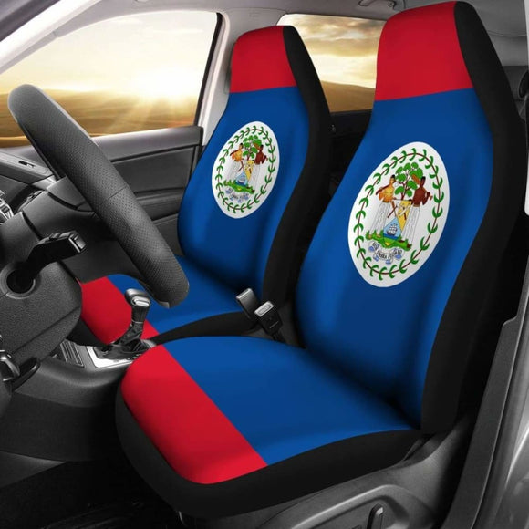 Belize Car Seat Covers - Belize Flag 4 221205 - YourCarButBetter