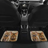 Bengal Cat Car Floor Mats Funny For Bengal Cat Lover 112428 - YourCarButBetter