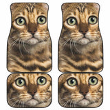 Bengal Cat Car Floor Mats Funny Cat Lover 112428 - YourCarButBetter