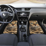 Bengal Cat Car Floor Mats Funny Cat Lover 112428 - YourCarButBetter