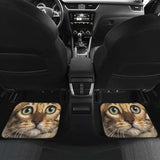 Bengal Cat Car Floor Mats Funny Cat Lover 112428 - YourCarButBetter