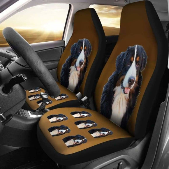 Bernese Mountain Dog Car Seat Covers 102802 - YourCarButBetter