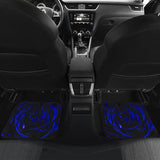 Best Gift Ideas Blue Rose Bush Floral Lovers Car Floor Mats 211101 - YourCarButBetter