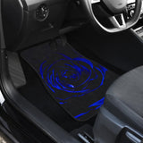 Best Gift Ideas Blue Rose Bush Floral Lovers Car Floor Mats 211101 - YourCarButBetter