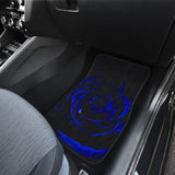 Best Gift Ideas Blue Rose Bush Floral Lovers Car Floor Mats 211101 - YourCarButBetter