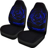 Best Gift Ideas Blue Rose Bush Floral Lovers Car Seat Covers 211101 - YourCarButBetter