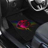 Best Gift Ideas Pink Rose Bush Floral Lovers Car Floor Mats 211101 - YourCarButBetter