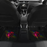 Best Gift Ideas Pink Rose Bush Floral Lovers Car Floor Mats 211101 - YourCarButBetter