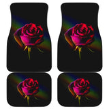 Best Gift Ideas Pink Rose Bush Floral Lovers Car Floor Mats 211101 - YourCarButBetter