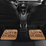Best Selection Horse Decor Car Floor Mats 211203 - YourCarButBetter