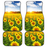 Best Sunflower for Lovers Car Floor Mats 211402 - YourCarButBetter