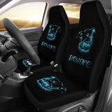 Beware Of Pitbull Car Seat Cover 113510 - YourCarButBetter