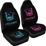 Beware of Pitbull Car Seat Covers 113510 - YourCarButBetter