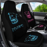 Beware of Pitbull Car Seat Covers 113510 - YourCarButBetter