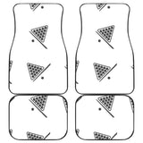 Billiard Ball Pattern Print Design 03 Front And Back Car Mats 153908 - YourCarButBetter