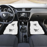 Billiard Ball Pattern Print Design 03 Front And Back Car Mats 153908 - YourCarButBetter