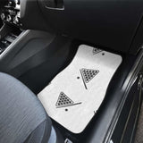 Billiard Ball Pattern Print Design 03 Front And Back Car Mats 153908 - YourCarButBetter